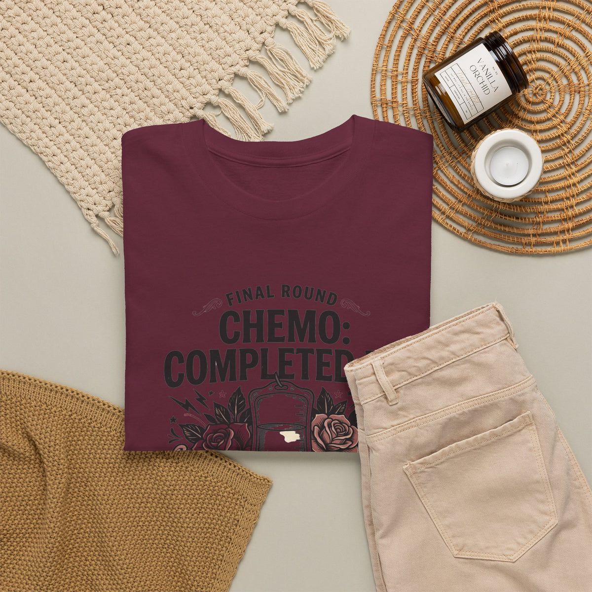 Chemo Completed It Tee — Savage Survivor Treatment Graduate Shirt