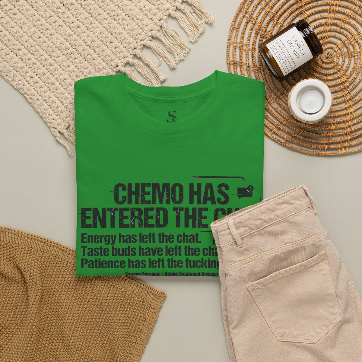 Chemo Has Entered The Chat T-Shirt | Cancer Treatment Awareness