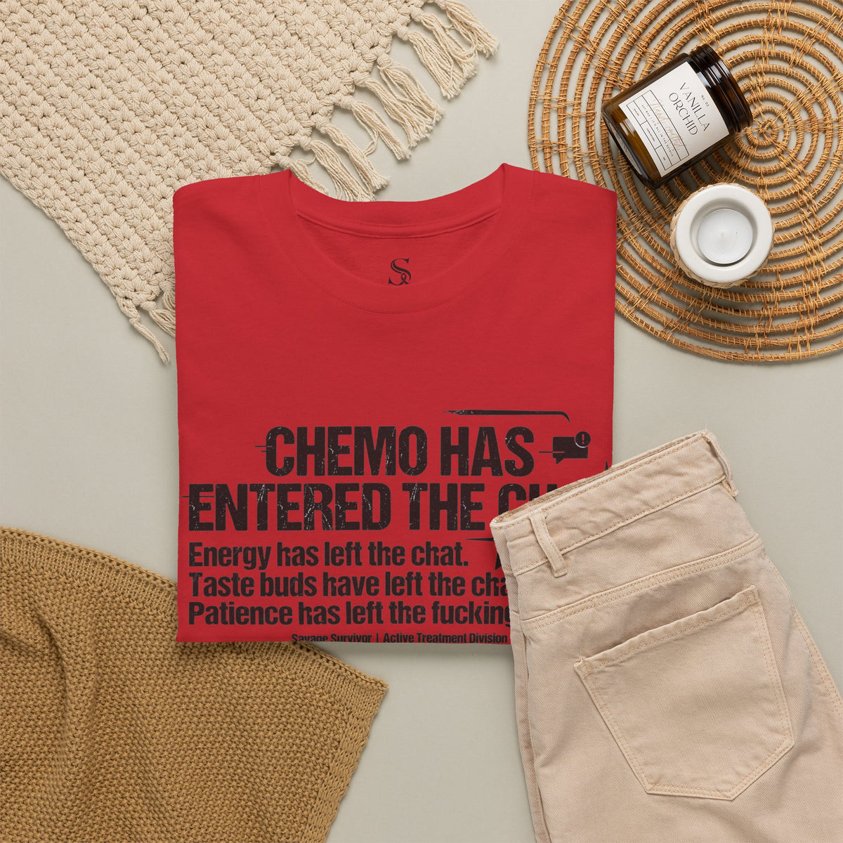 Chemo Has Entered The Chat T-Shirt | Cancer Treatment Awareness