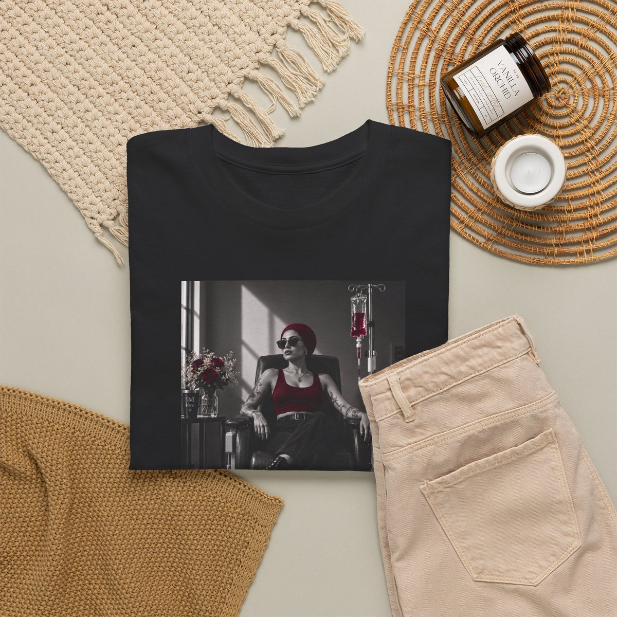 Straight Outta Chemo T-Shirt | Cancer Survivor Pride, Bold Typography