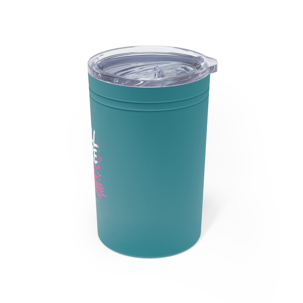 Still Here Still Inappropriate tumbler | 11oz Insulated Tumbler, Pink Script Breast Cancer Awareness