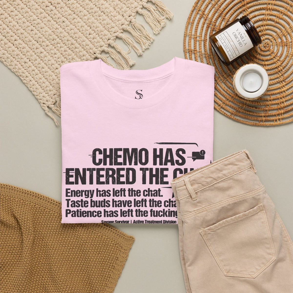 Chemo Has Entered The Chat T-Shirt | Cancer Treatment Awareness