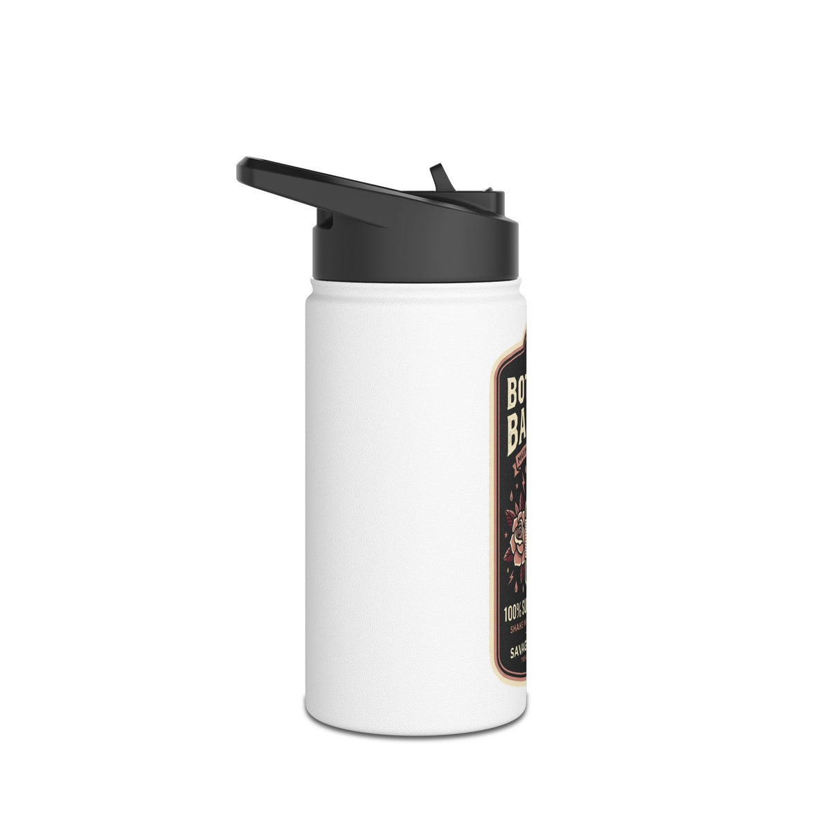 Bottled Badass Cancer Survivor Water Bottle – Funny Chemo Gift, Stainless Steel Survivor Bottle