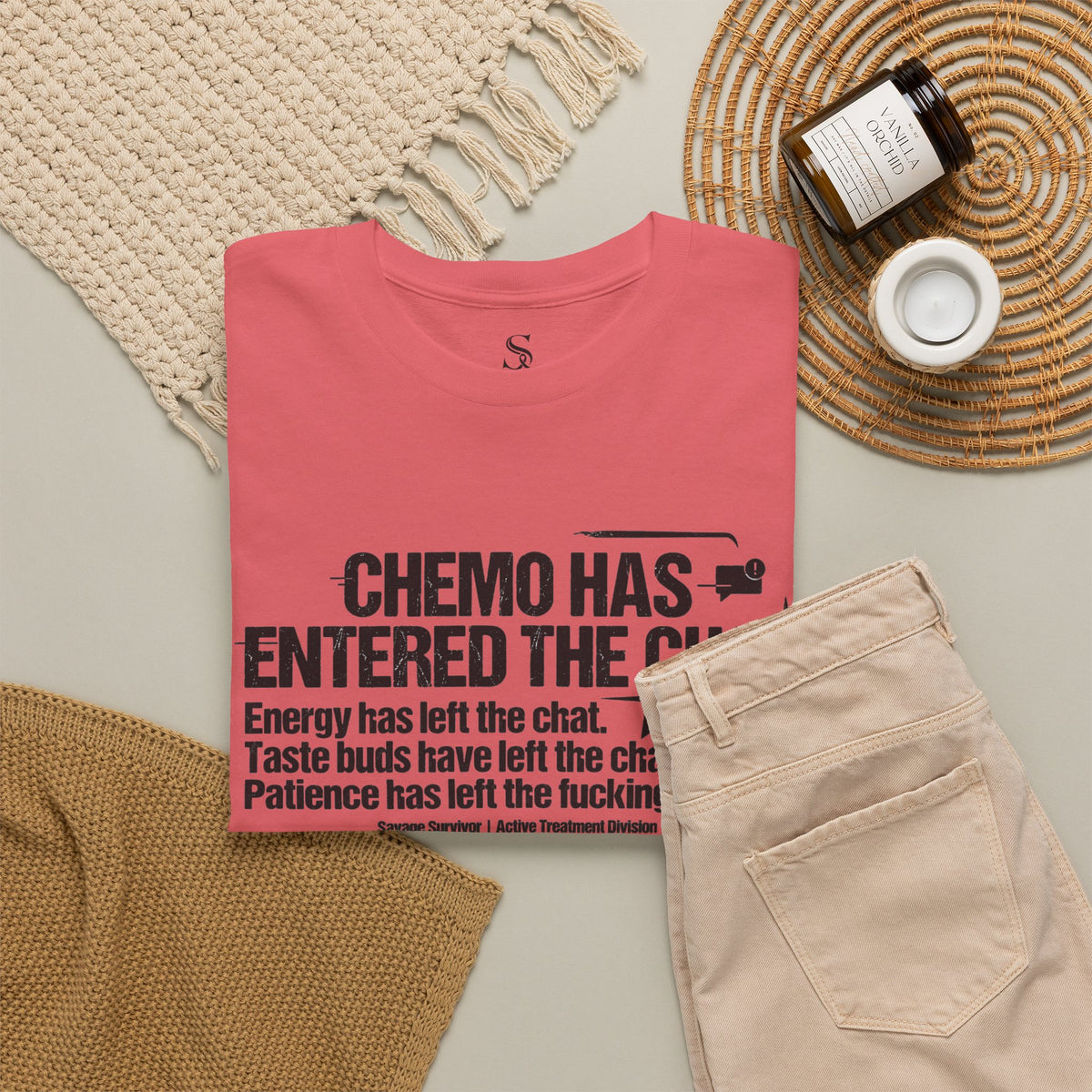 Chemo Has Entered The Chat T-Shirt | Cancer Treatment Awareness
