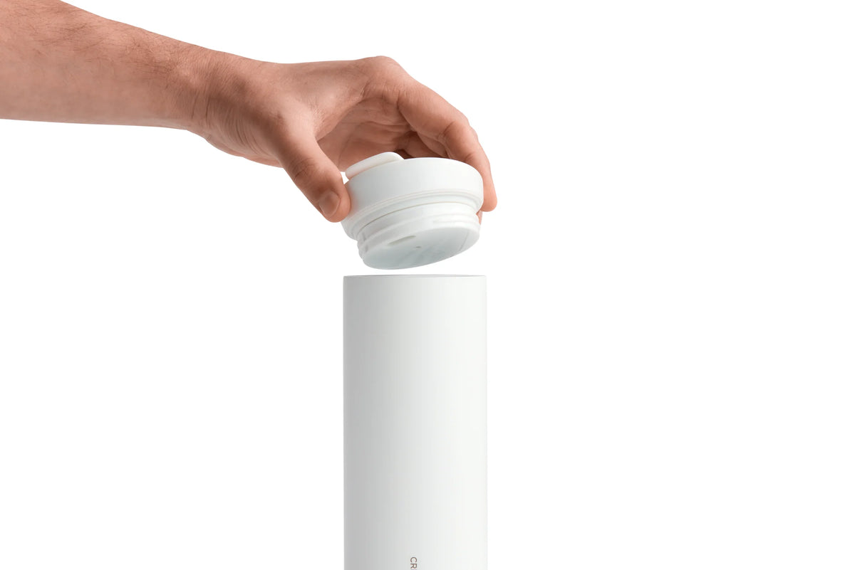 16oz Nomad Flip Tumbler - White