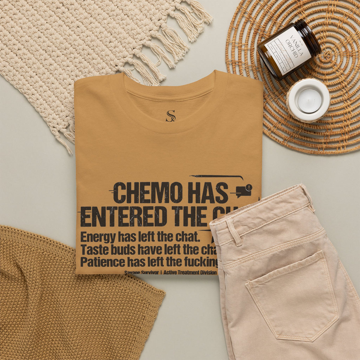 Chemo Has Entered The Chat T-Shirt | Cancer Treatment Awareness
