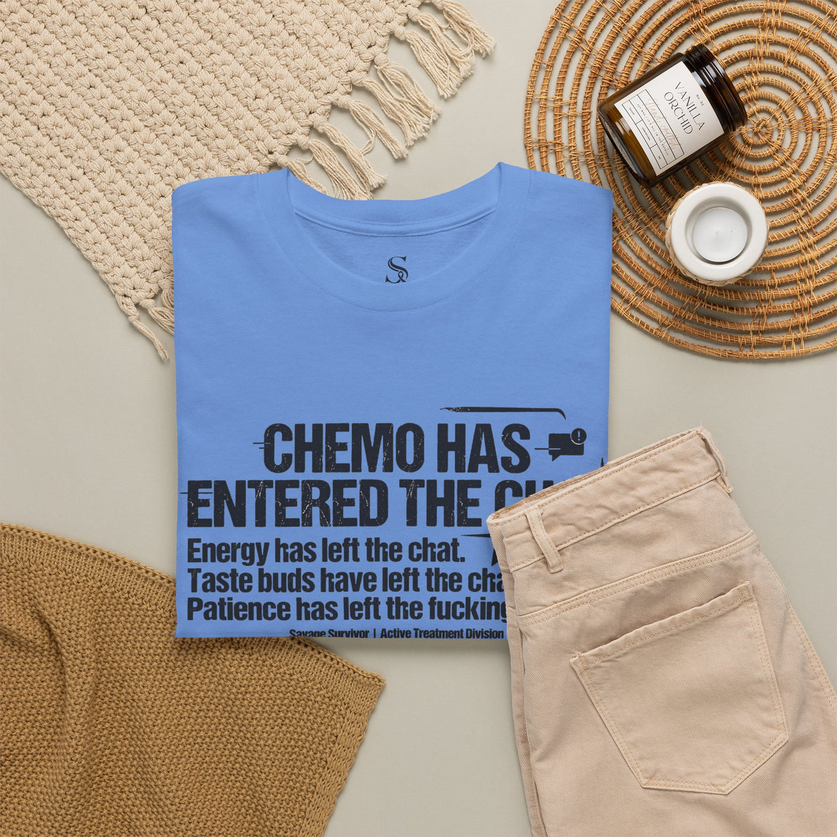 Chemo Has Entered The Chat T-Shirt | Cancer Treatment Awareness