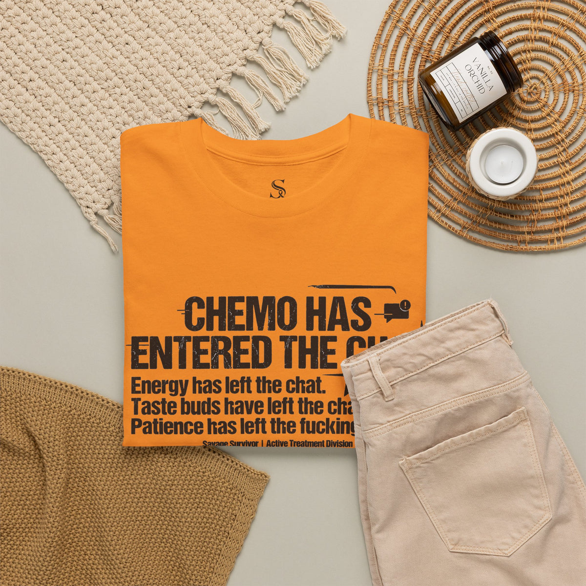 Chemo Has Entered The Chat T-Shirt | Cancer Treatment Awareness
