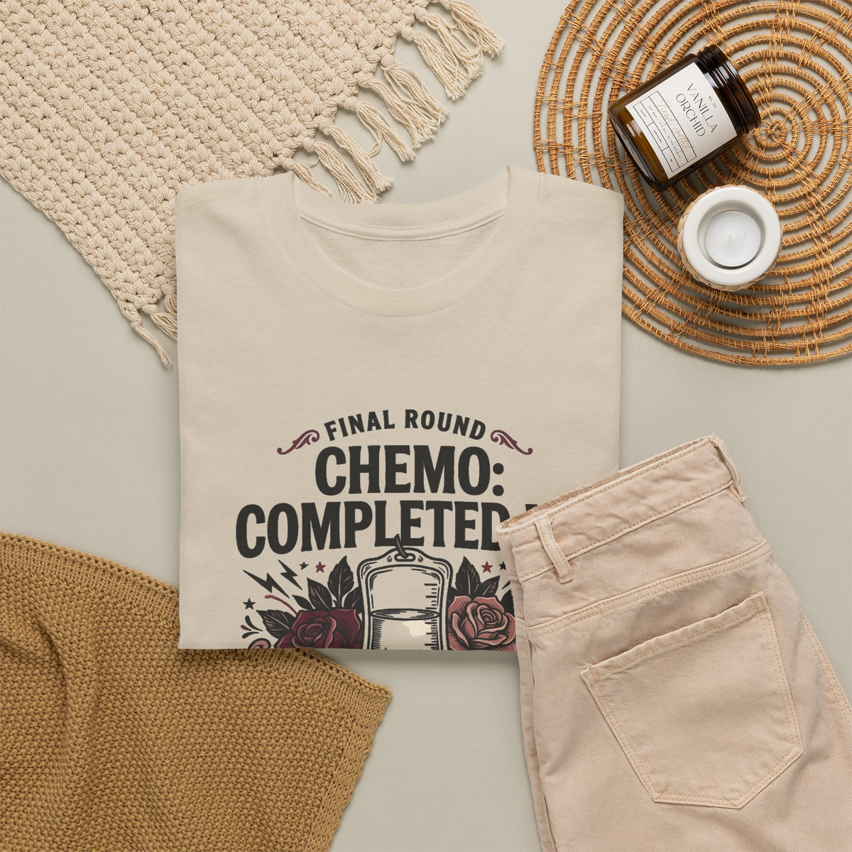 Chemo Completed It Tee — Savage Survivor Treatment Graduate Shirt