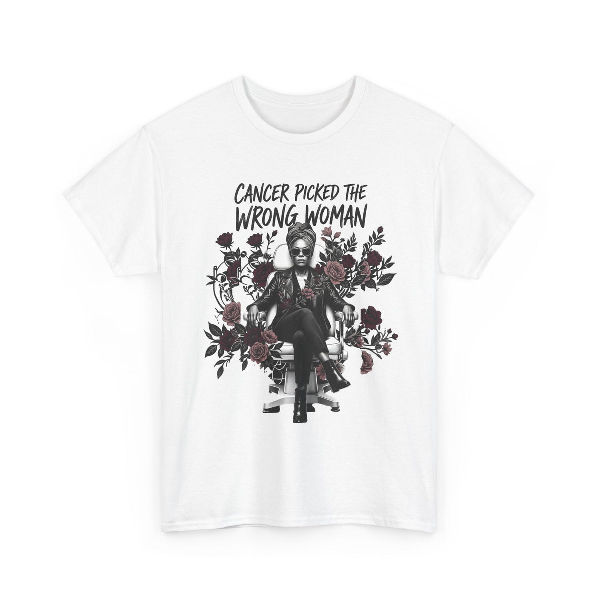 Cancer Picked the Wrong Woman Shirt – Cancer Fighter & Survivor T-Shirt