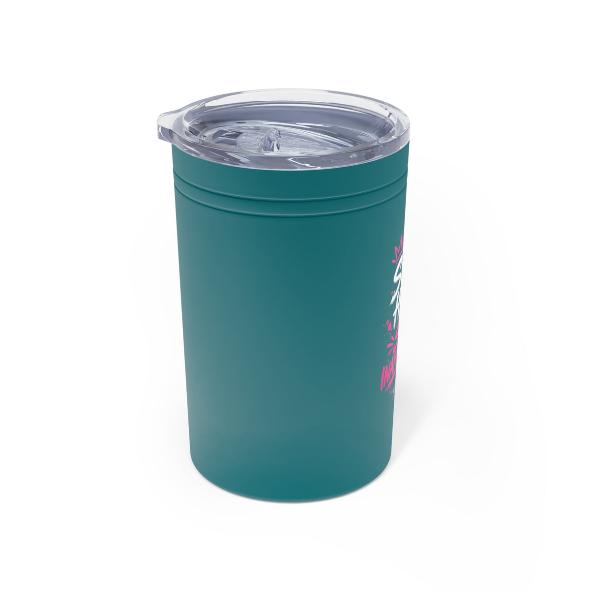 Still Here Still Inappropriate tumbler | 11oz Insulated Tumbler, Pink Script Breast Cancer Awareness