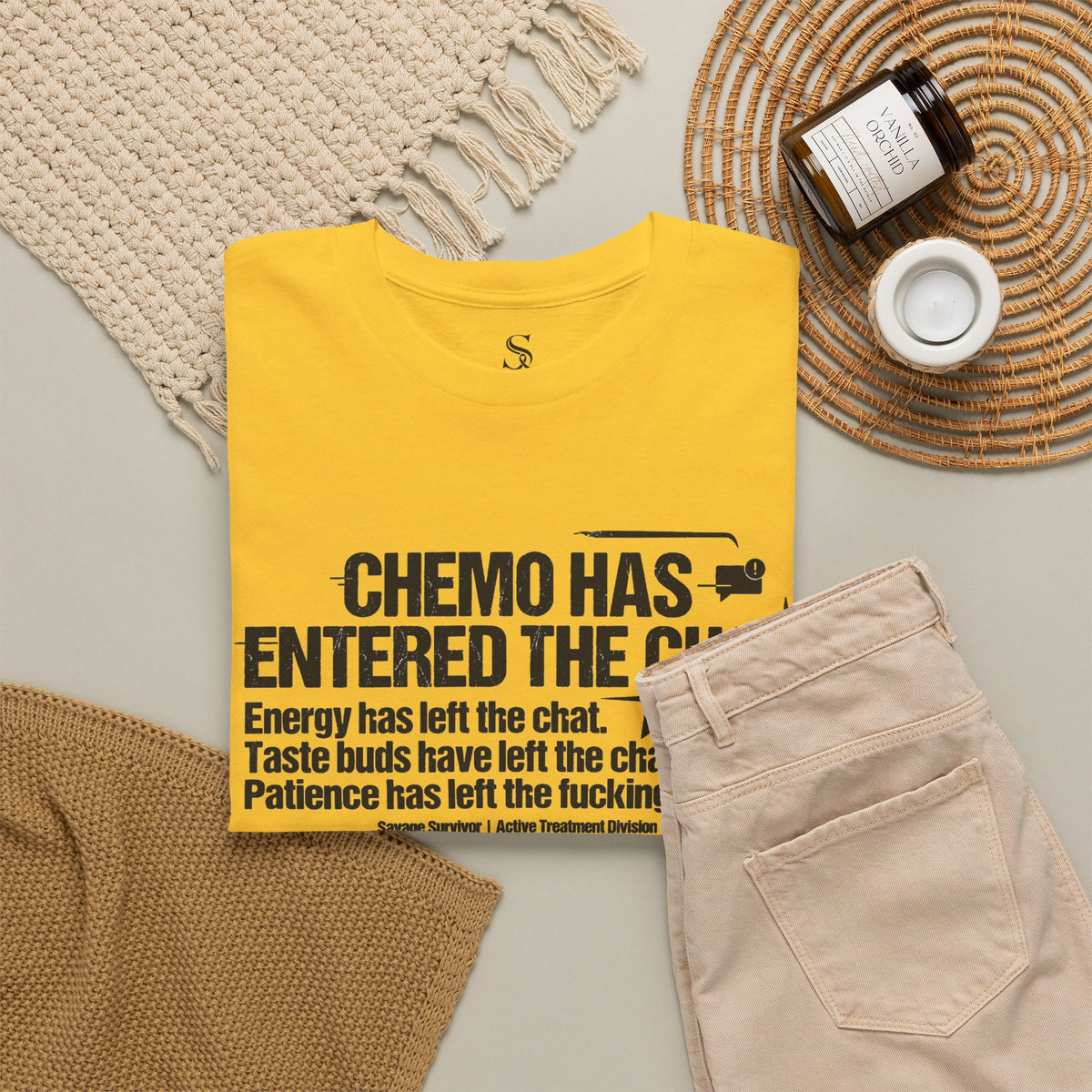Chemo Has Entered The Chat T-Shirt | Cancer Treatment Awareness