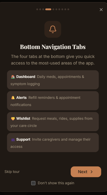 CareTrack — Digital Care Binder App for Cancer Patients & Caregivers | Lifetime Access | Medical Tracker