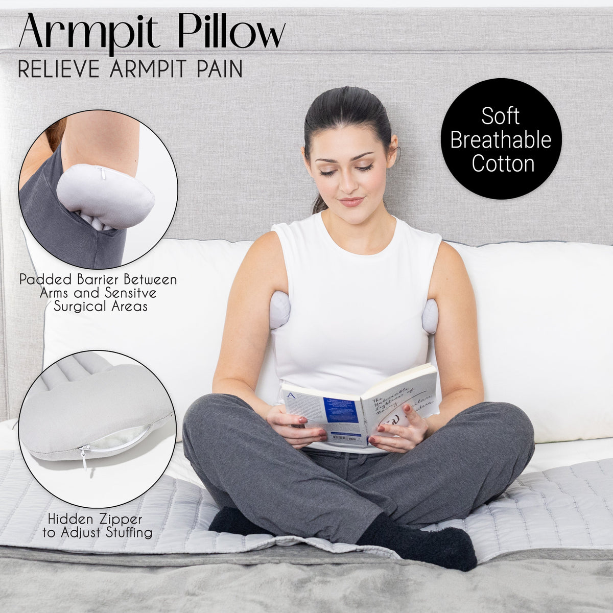 Rise Up and Recover - Mastectomy Pillow Recovery Kit Must Haves Care Package