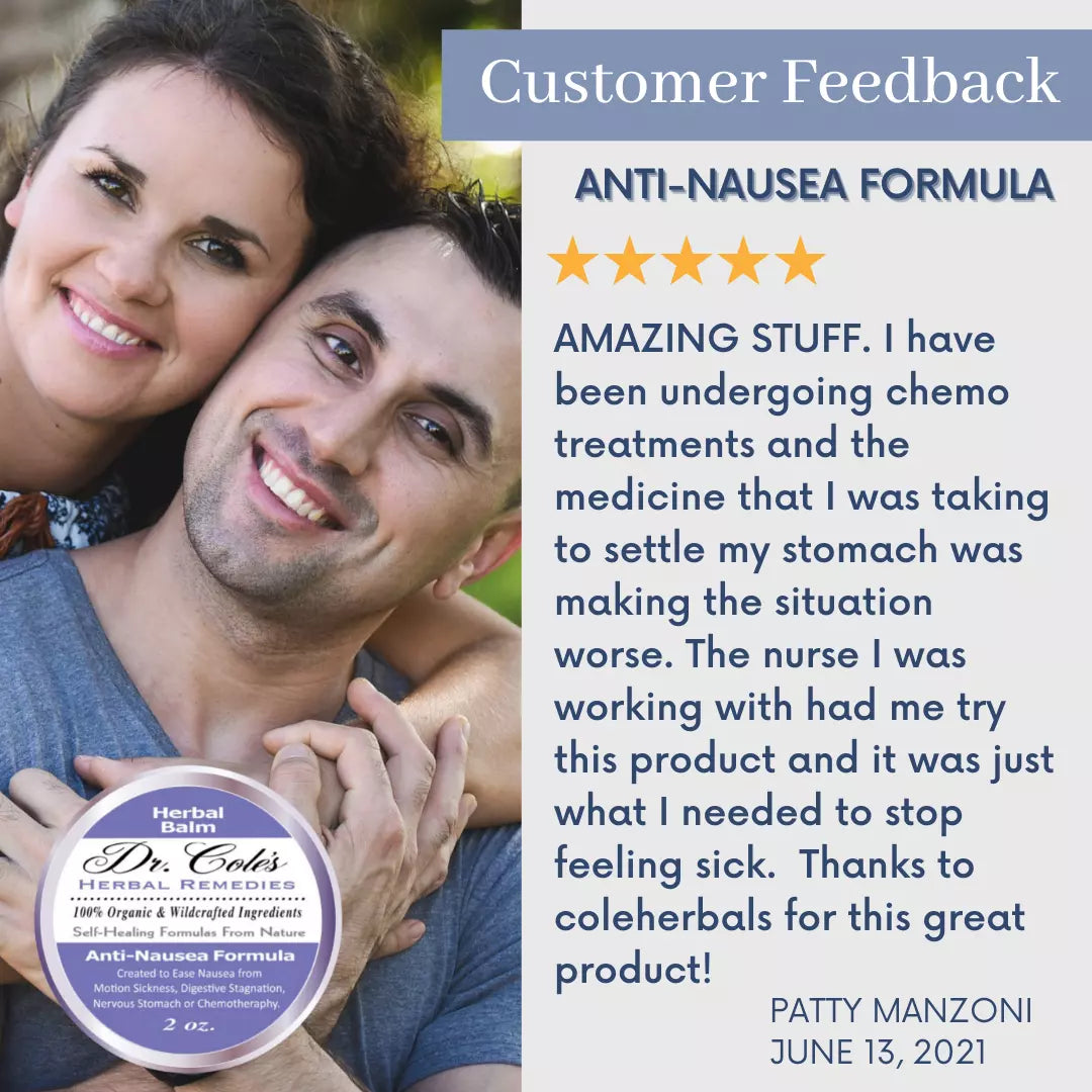 05 - Dr. Cole's Organic Anti-Nausea Herbal Balm