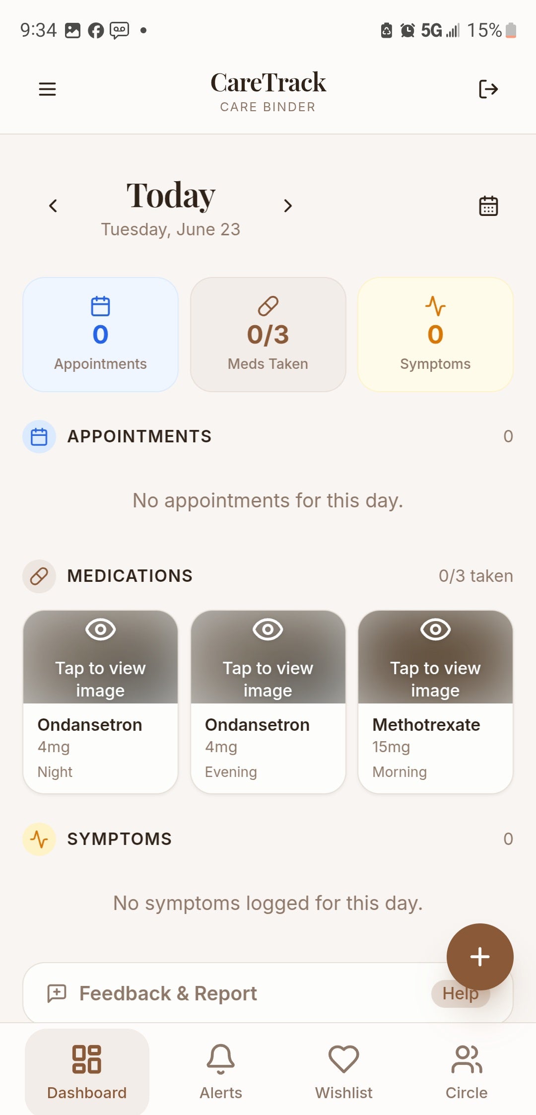 CareTrack — Digital Care Binder App for Cancer Patients & Caregivers | Lifetime Access | Medical Tracker